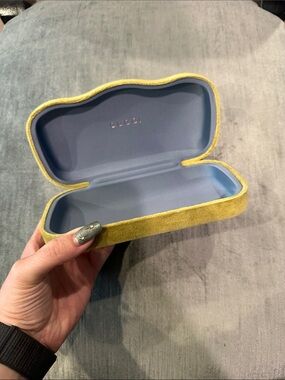 Gucci Sunglasses Case - Yellow - Large